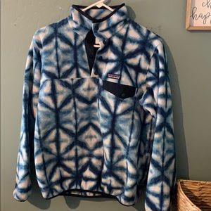 Patagonia Synchilla Stap-T pullover tie dye